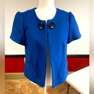 Electric blue jacket. Medium